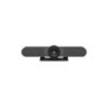 Logitech MeetUp video conference camera with ultra-wide lens designed for small meeting rooms and huddle space collaboration.