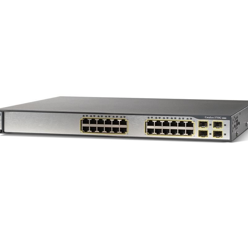 Cisco  WS-C3750G-24TS-E1U (USED) Switch
