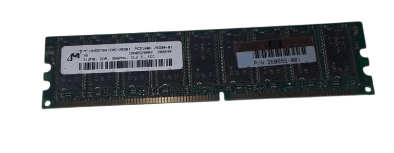 RAM 512MB 2Rx8 PC2100E